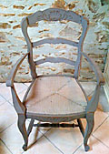 old french carver chair